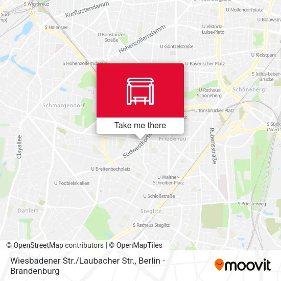 Карта Wiesbadener Str. / Laubacher Str.