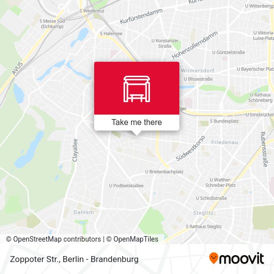 Карта Zoppoter Str.
