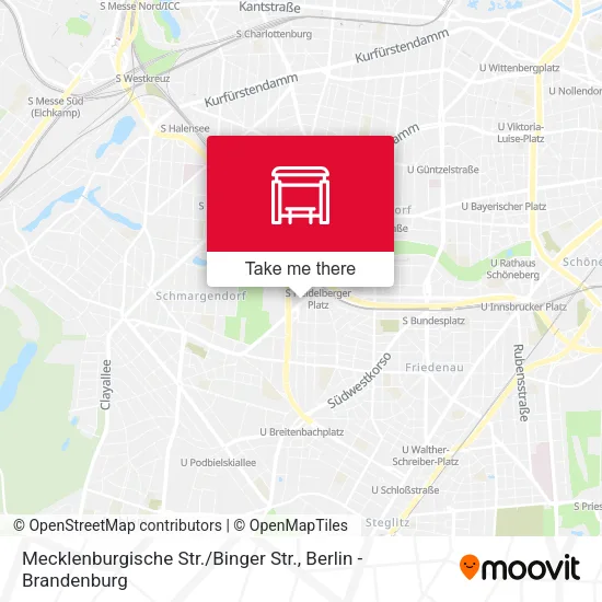 Карта Mecklenburgische Str. / Binger Str.