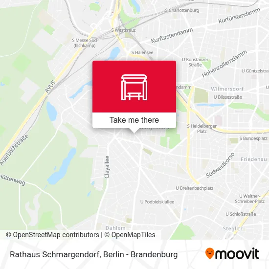 Rathaus Schmargendorf map