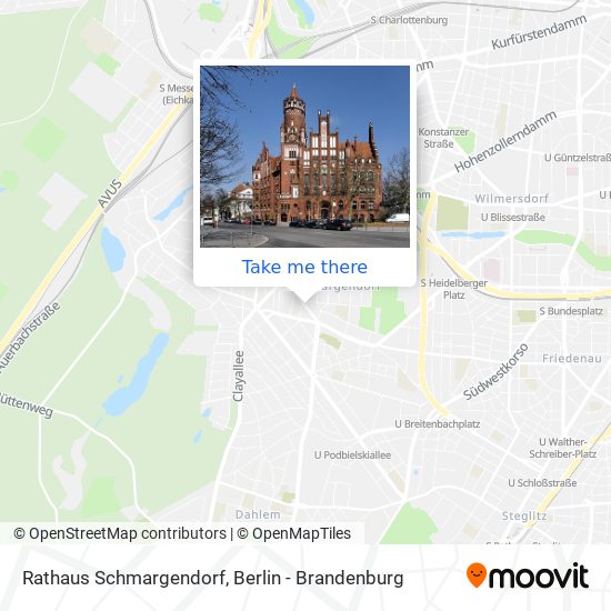 Rathaus Schmargendorf map