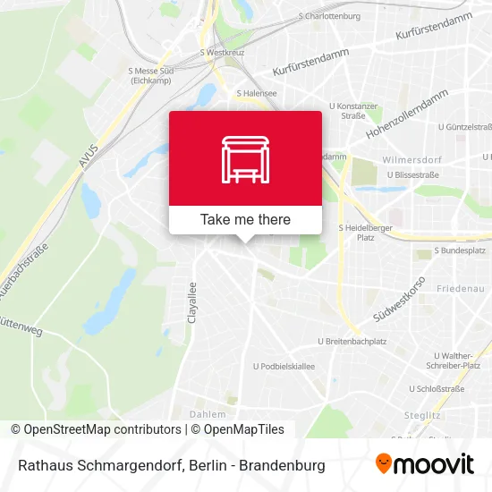 Карта Rathaus Schmargendorf