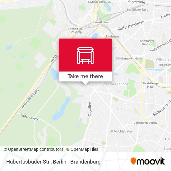 Hubertusbader Str. map