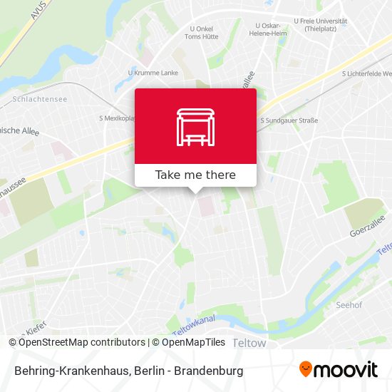 Behring-Krankenhaus map