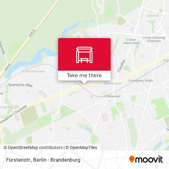 Fürstenstr. map