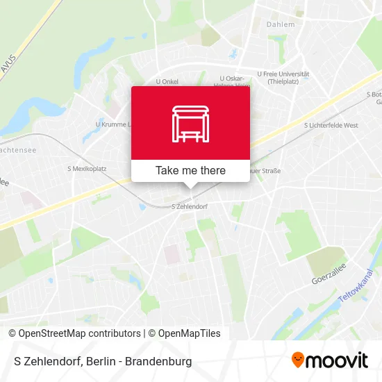 S Zehlendorf map