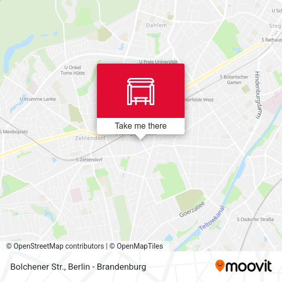 Карта Bolchener Str.