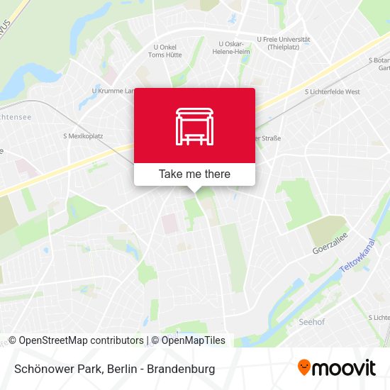 Schönower Park map