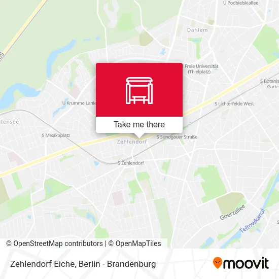 Zehlendorf Eiche map