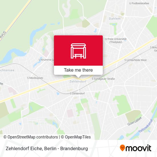 Zehlendorf Eiche map