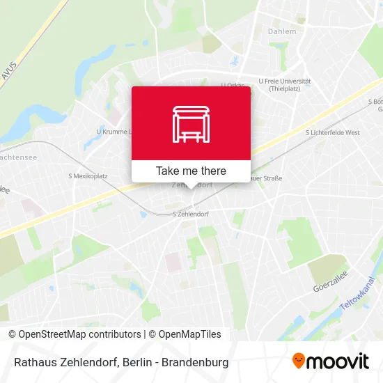 Rathaus Zehlendorf map