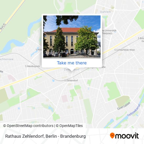 Rathaus Zehlendorf map