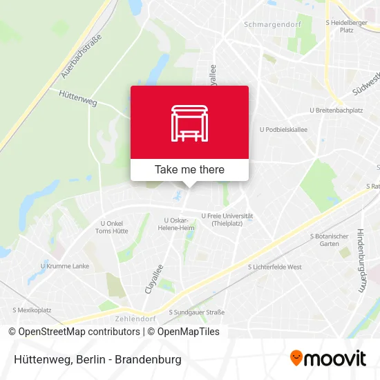 Карта Hüttenweg