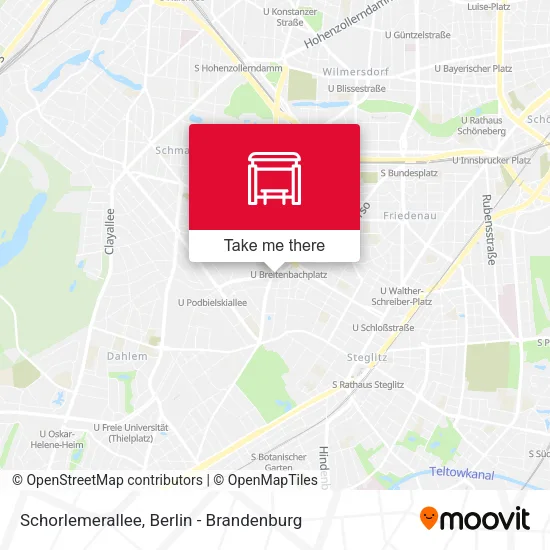 Карта Schorlemerallee