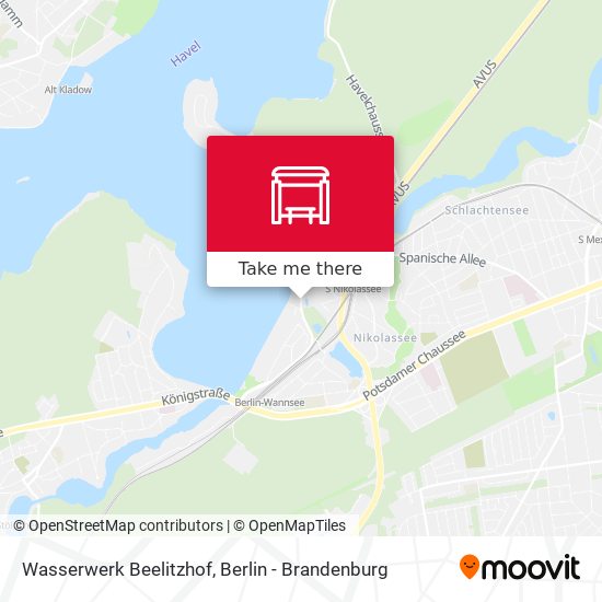 Wasserwerk Beelitzhof map