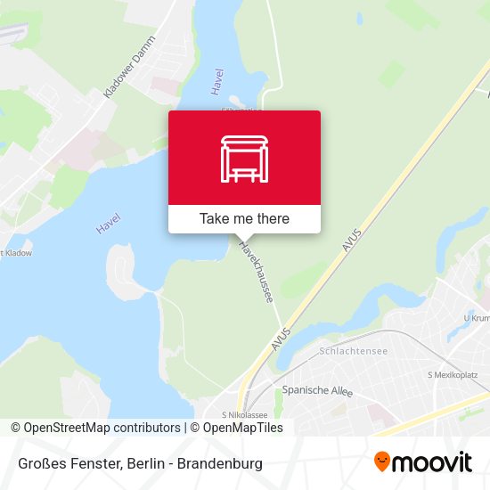 Großes Fenster map