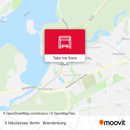 Карта S Nikolassee