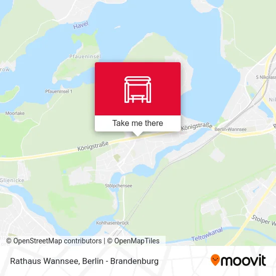 Карта Rathaus Wannsee