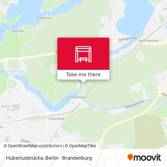 Hubertusbrücke map
