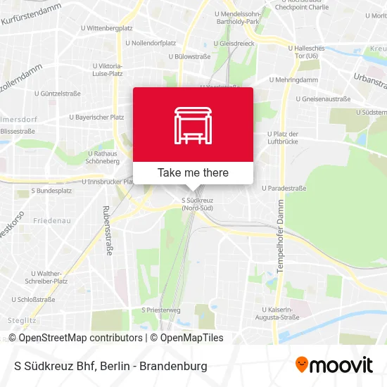 S Südkreuz Bhf map