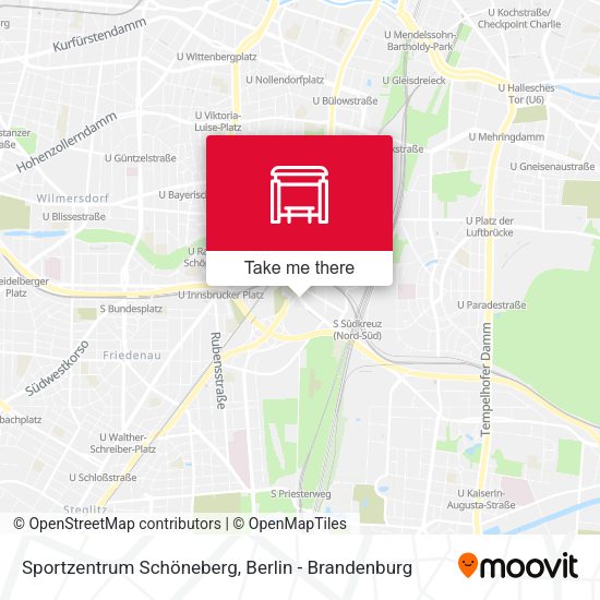 Sportzentrum Schöneberg map