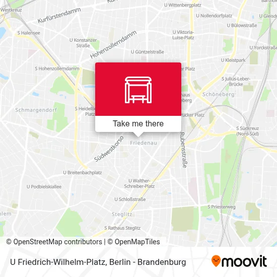 U Friedrich-Wilhelm-Platz map