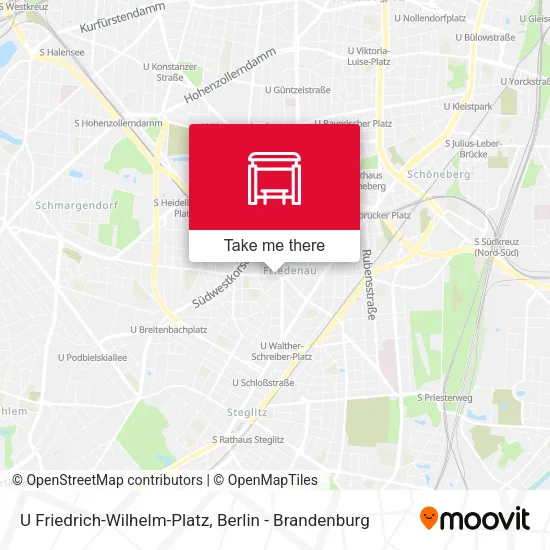 Карта U Friedrich-Wilhelm-Platz