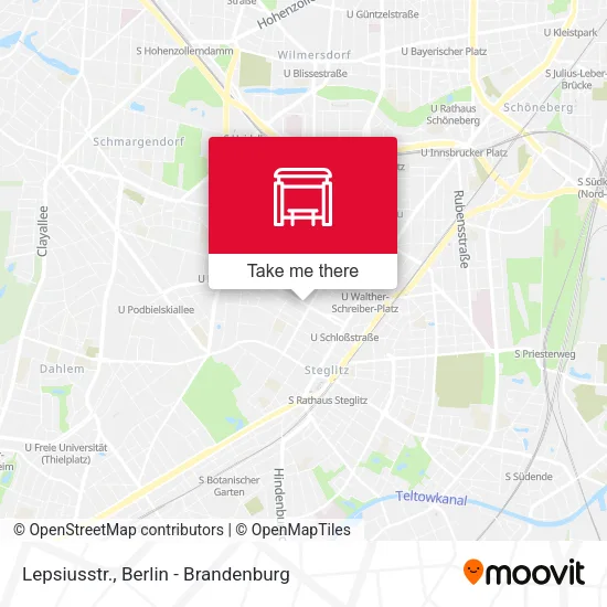 Карта Lepsiusstr.