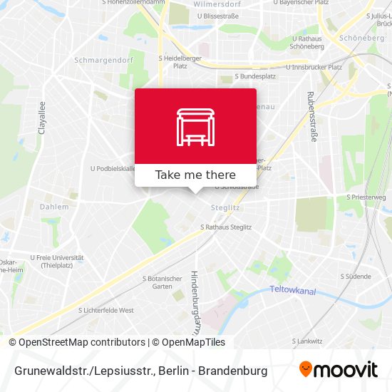 Grunewaldstr./Lepsiusstr. map