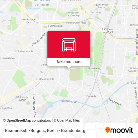 Карта Bismarckstr./Bergstr.