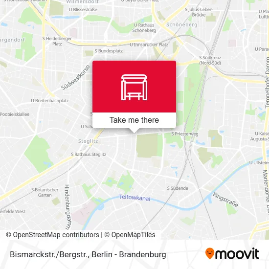 Карта Bismarckstr./Bergstr.