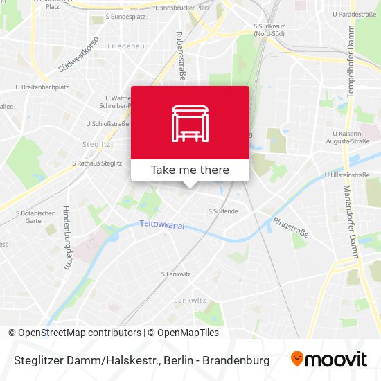 Steglitzer Damm/Halskestr. map