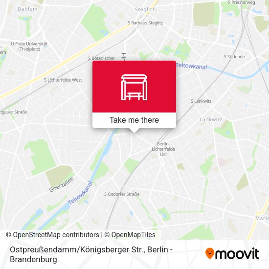 Ostpreußendamm / Königsberger Str. map