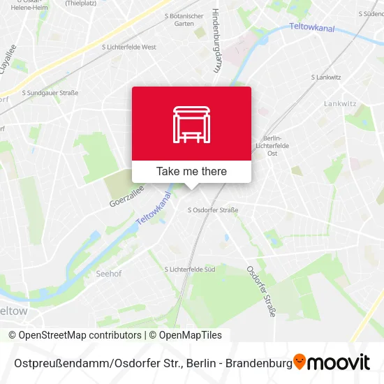 Карта Ostpreußendamm/Osdorfer Str.