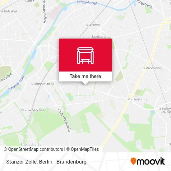 Карта Stanzer Zeile