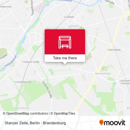 Карта Stanzer Zeile