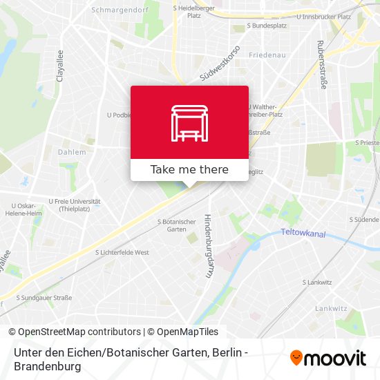 Unter den Eichen / Botanischer Garten map