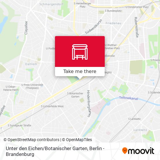 Unter den Eichen / Botanischer Garten map