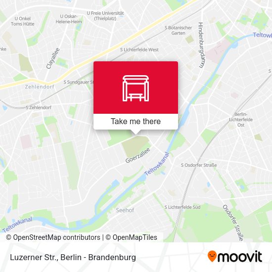 Карта Luzerner Str.