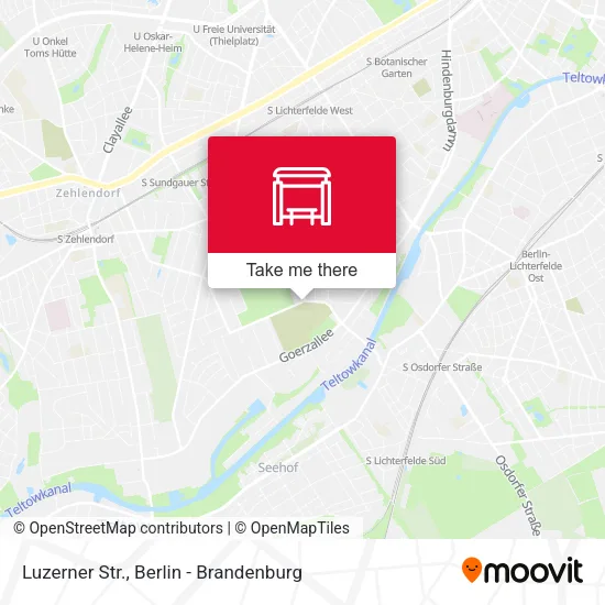 Карта Luzerner Str.