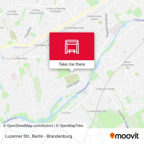 Карта Luzerner Str.