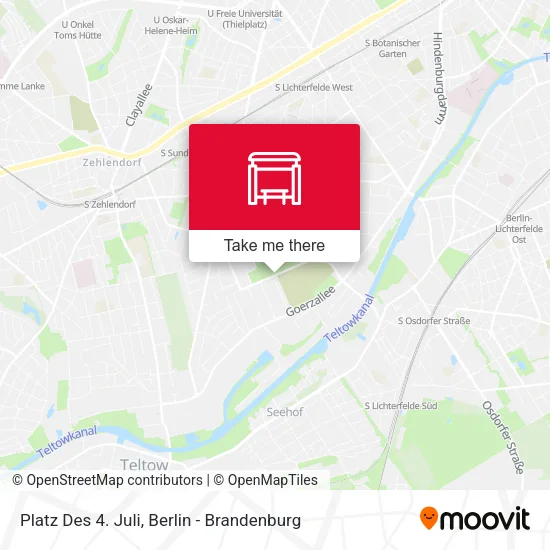 Карта Platz Des 4. Juli