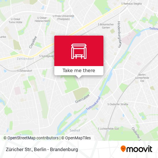 Züricher Str. map