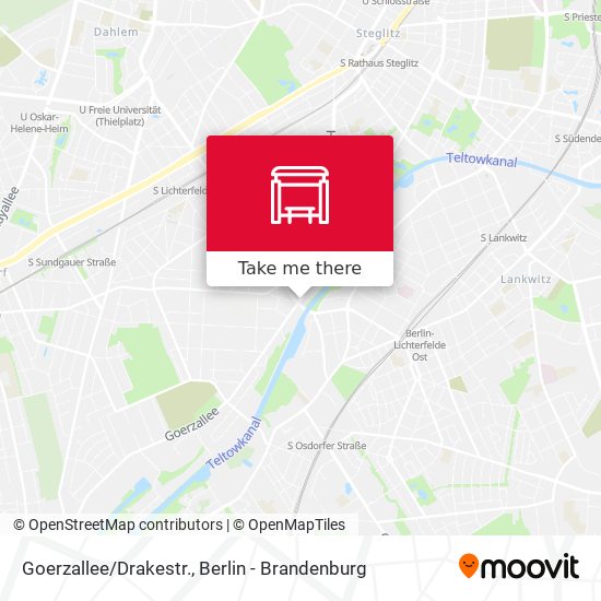 Goerzallee/Drakestr. map