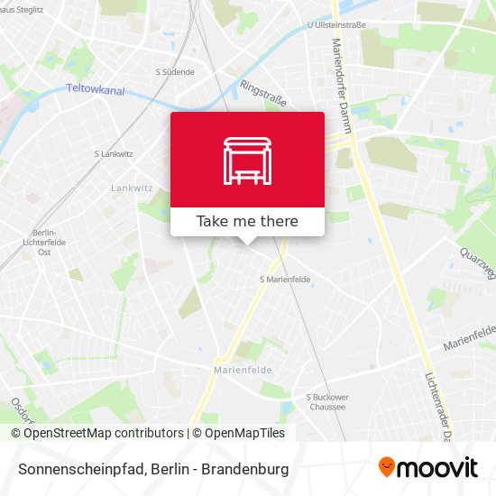 Sonnenscheinpfad map