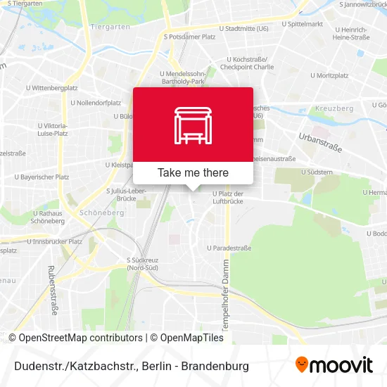 Карта Dudenstr./Katzbachstr.