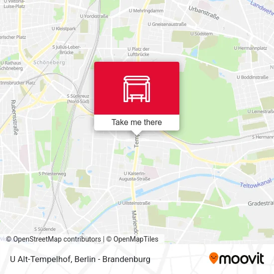 Карта U Alt-Tempelhof