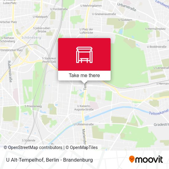 Карта U Alt-Tempelhof