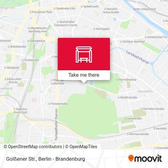 Карта Golßener Str.