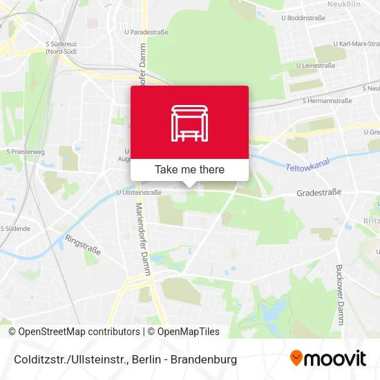 Карта Colditzstr./Ullsteinstr.